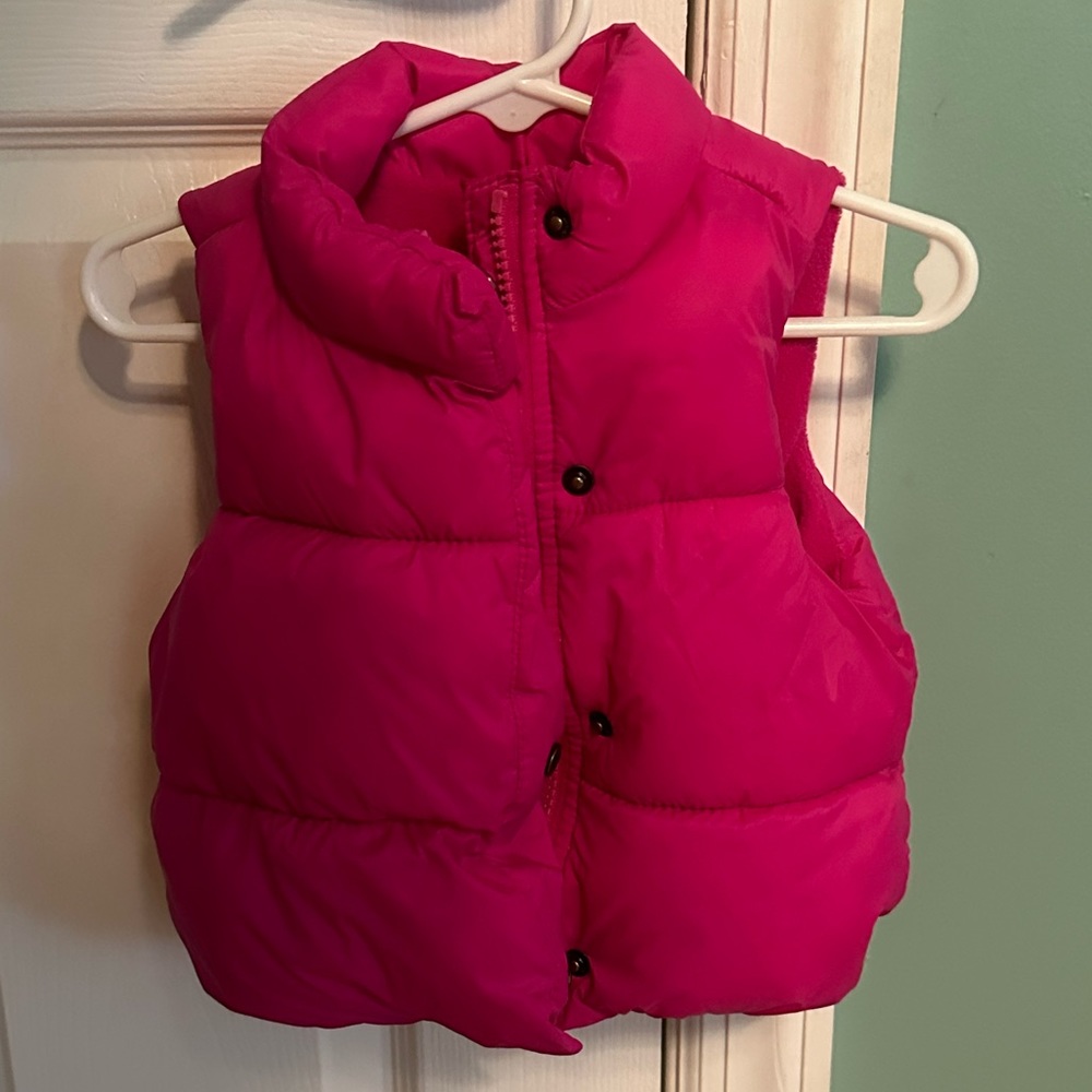Hot Pink Puffer Vest